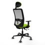 PIQUERAS Y CRESPO Silla de oficina Zulema Pistacho y Gris