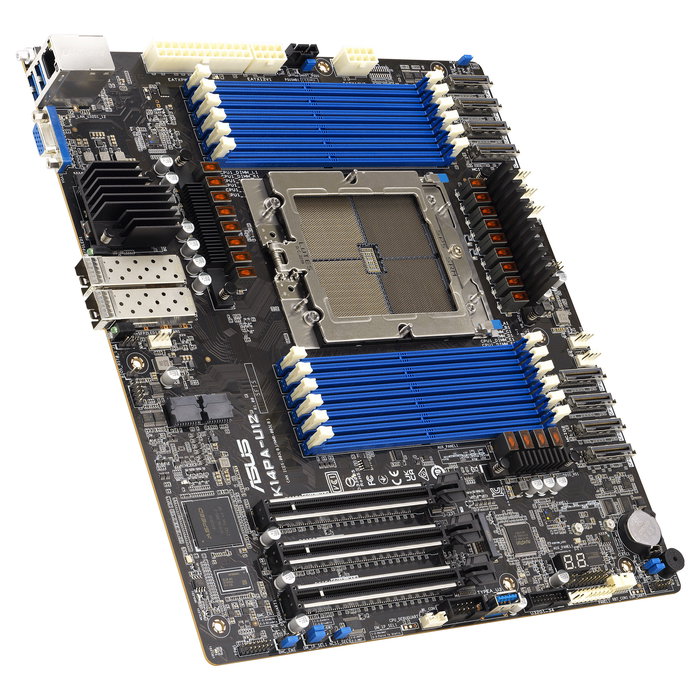 ASUS K14PA-U12/ASMB11 Placa base servidor SSI CEB con socket SP5 para AMD EPYC 9004, soporta DDR5-SDRAM hasta 3TB y 2x puertos 25G Ethernet