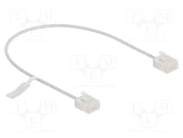 DeLOCK Cable de red RJ45 Cat.6 UTP Ultra Slim 0,3 m Gris