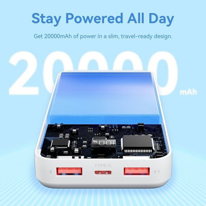 Vention Power Bank 20000mAh 22.5W Blanco FHLW0