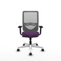PIQUERAS Y CRESPO Silla de oficina Zulema Morado y Gris