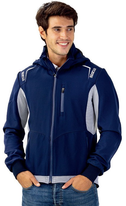 Sparco Chaqueta Soft Shell Azul Marino Talla XS Sparco Chaqueta Soft Shell Azul Marino Talla XS