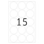 HERMA 2277 Etiquetas de sellado transparentes circulares