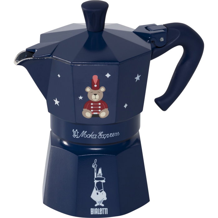 Bialetti Moka Express 3TZ azul Joyful Memories Bialetti Moka Express 3TZ azul Joyful Memories