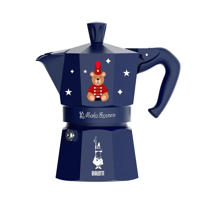 Bialetti Moka Express 3TZ azul Joyful Memories Bialetti Moka Express 3TZ azul Joyful Memories