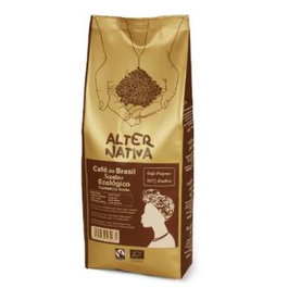 ALTERNATIVA 3 Cafe Origen Brasil Santos Grano 500 Gr Bio Ecológico Tueste Natural