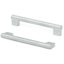 HERRAJES ALK Tirador Zamak Ø12 Distancia Entre Centros 128Mm Elegir Acabado Cromo