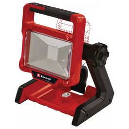 Einhell TE-CL 18/2000 Li Solo - Lámpara de trabajo LED recargable, 2000 lm, luz fría 5700K, color negro y rojo