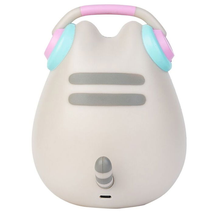 ERIK Lampara Pusheen Gamer, Fabricada en PVC, Iluminacion LED USB/Pilas AA