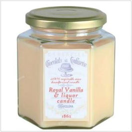 CERABELLA Vela Tarro Sucreg5 Royal Vainilla-Liquor 8X10Cm 1U Cera De Soja Perfumada Duracion 50h