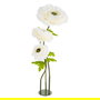 Flor Anémona Blanco Artificial 70 X 70 X 170 cm