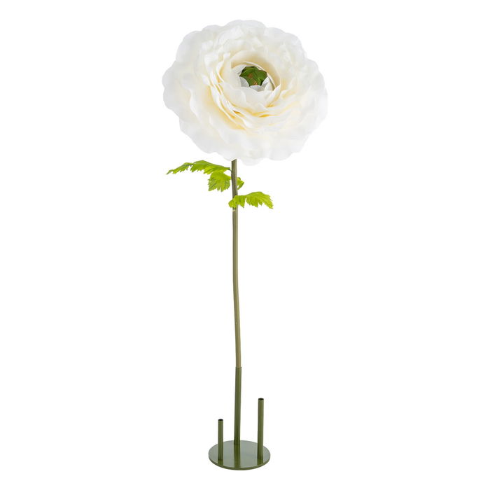 Flor Anémona Blanco Artificial 70 X 70 X 170 cm