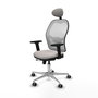 PIQUERAS Y CRESPO Silla de oficina Jorquera Blanco con mecanismo Sincro/Traslack