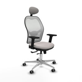 PIQUERAS Y CRESPO Silla de oficina Jorquera Blanco con mecanismo Sincro/Traslack