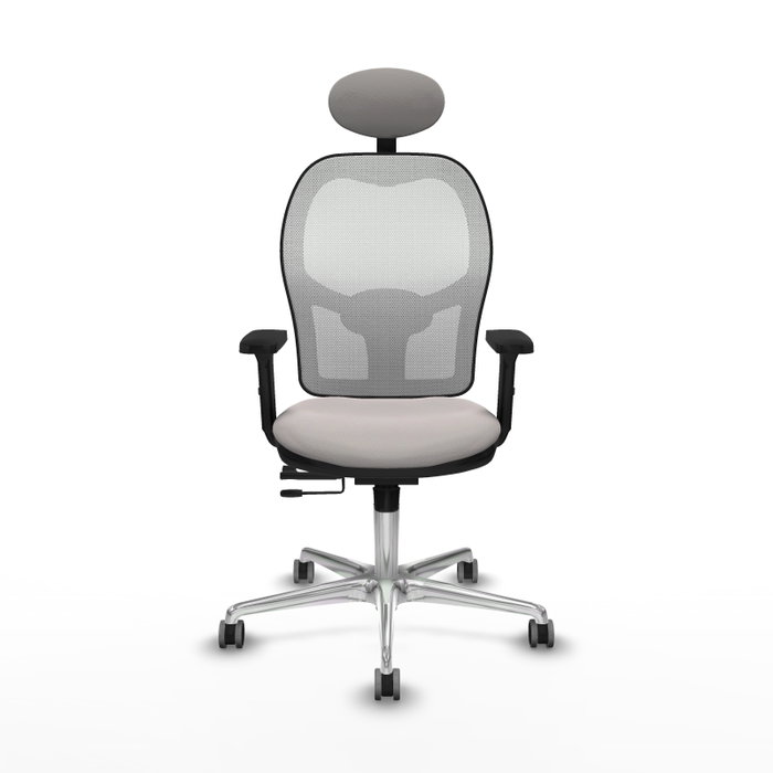 PIQUERAS Y CRESPO Silla de oficina Jorquera Blanco con mecanismo Sincro/Traslack