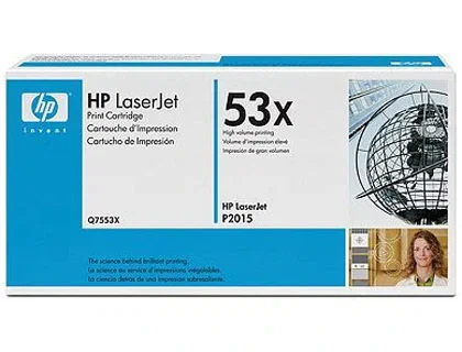 HP Cartucho de tóner LaserJet 53X Q7553X Negro de alta capacidad