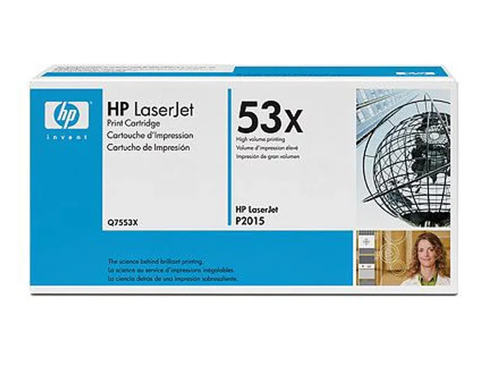 HP Cartucho de tóner LaserJet 53X Q7553X Negro de alta capacidad