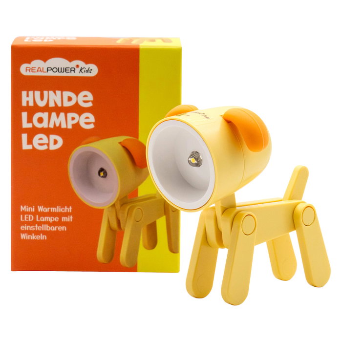 Realpower LED-Tier Taschenlampe Yellow dog