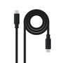 Nanocable Cable USB 3.1 Tipo-C a Tipo-C 100W 10Gbps 2m Negro