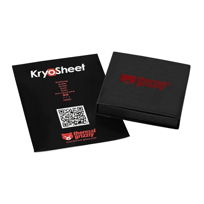 GRIZZLY KryoSheet Almohadilla Térmica 50x50x0,2mm Antracita