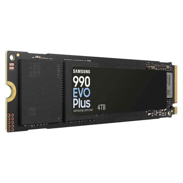 Samsung SSD 990 EVO Plus 4TB NVMe M.2 PCIe 4.0x4 Lectura hasta 7250MB/s SAM8806095575667