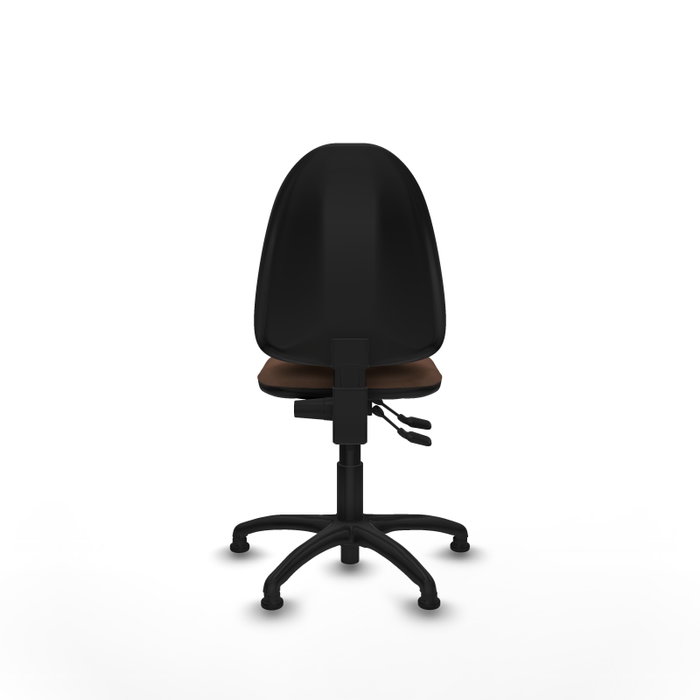 PIQUERAS Y CRESPO Silla de oficina Aýna sin brazos Marrón oscuro PIQUERAS Y CRESPO Silla de oficina Aýna sin brazos Marrón oscuro
