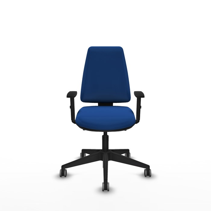 PIQUERAS Y CRESPO Silla de oficina Elche Azul con mecanismo Asincro