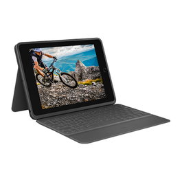 Logitech Rugged Folio para iPad (7.ª, 8.ª, 9.ª y 10.ª generación) - Grafito
