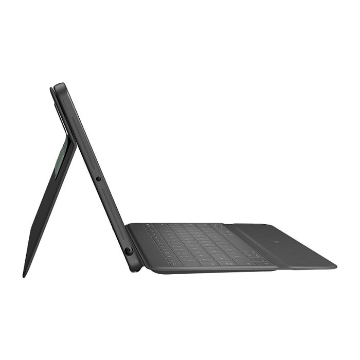 Logitech Rugged Folio para iPad (7.ª, 8.ª, 9.ª y 10.ª generación) - Grafito