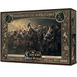 Asmodee Juego de Miniaturas Canción de Hielo y Fuego Asaltantes del Pueblo Libre CMON Español
