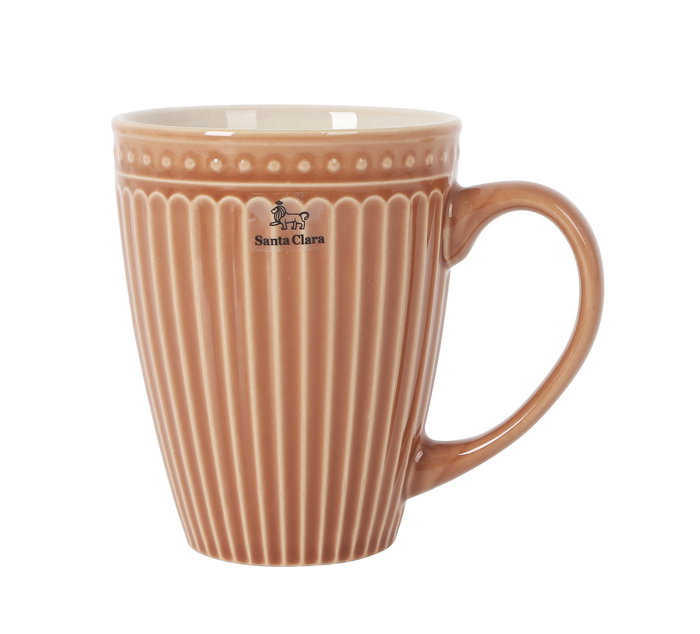 Inde #-36-Mug Jumbo Taza 380cc Mondoñedo Marrón - Diámetro 9 cm, Alto 11 cm, Peso 337 g (12 Unidades)