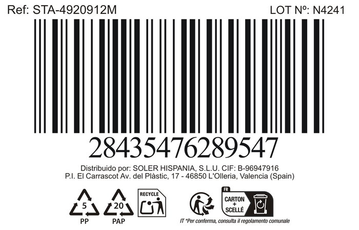 Inde #-36-Mug Jumbo Taza 380cc Mondoñedo Marrón - Diámetro 9 cm, Alto 11 cm, Peso 337 g (12 Unidades)