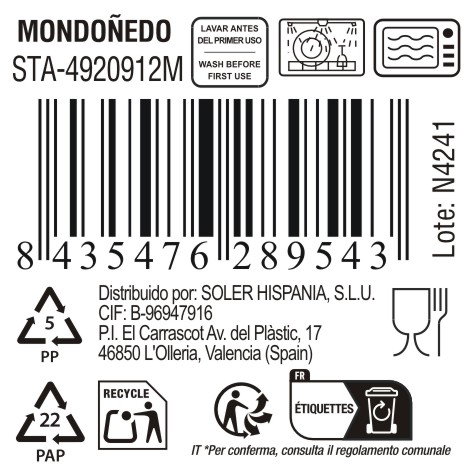 Inde #-36-Mug Jumbo Taza 380cc Mondoñedo Marrón - Diámetro 9 cm, Alto 11 cm, Peso 337 g (12 Unidades)