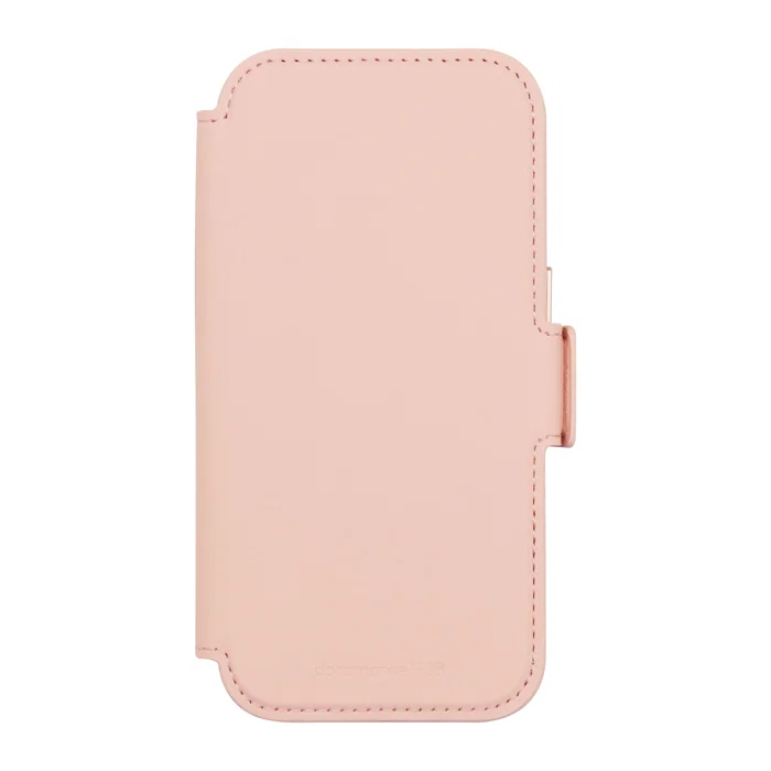Dbramante1928 Lynge MS ICON Funda Folio Compatible con MagSafe para Apple iPhone 17 - Arena Rosa, Resistente a Rayones con Bolsillo para 3 Tarjetas