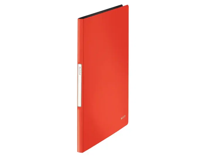 Leitz Carpeta Escaparate DIN A4, Tapa Rígida, 20 Fundas Polipropileno, Color Rojo Leitz Carpeta Escaparate DIN A4, Tapa Rígida, 20 Fundas Polipropileno, Color Rojo