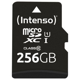 Intenso 3424492 MicroSD 256GB UHS-I Clase 10 U1 90MB/s