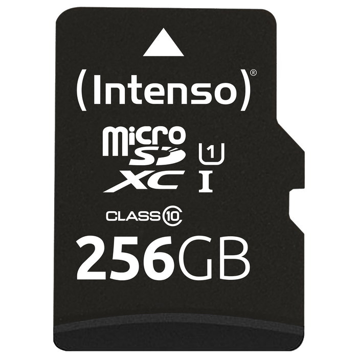 Intenso 3424492 MicroSD 256GB UHS-I Clase 10 U1 90MB/s Intenso 3424492 MicroSD 256GB UHS-I Clase 10 U1 90MB/s