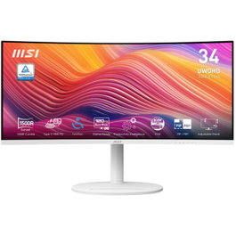 MSI Modern MD342CQPW Monitor UltraWide Curvo 34 pulg. Blanco