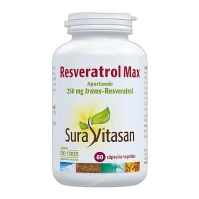 Sura Vitasan Resveratrol Max 60 cápsulas