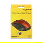 Delock Mouse Inalámbrica 2.4G Ergonomica 5 Botones Optica | Mouse ergonómico para diestros