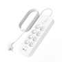 Belkin SRB003CA2M Protector contra sobretensiones Blanco 8 salidas AC 2 m