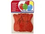 Blanca Globo 100% latex biodegradable pastel rojo bolsa de 20 unidades
