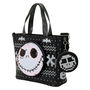 Loungefly Bolso Tote Jack Skellington Pesadilla Antes de Navidad Disney 30,48x10,16x26,04cm