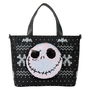 Loungefly Bolso Tote Jack Skellington Pesadilla Antes de Navidad Disney 30,48x10,16x26,04cm