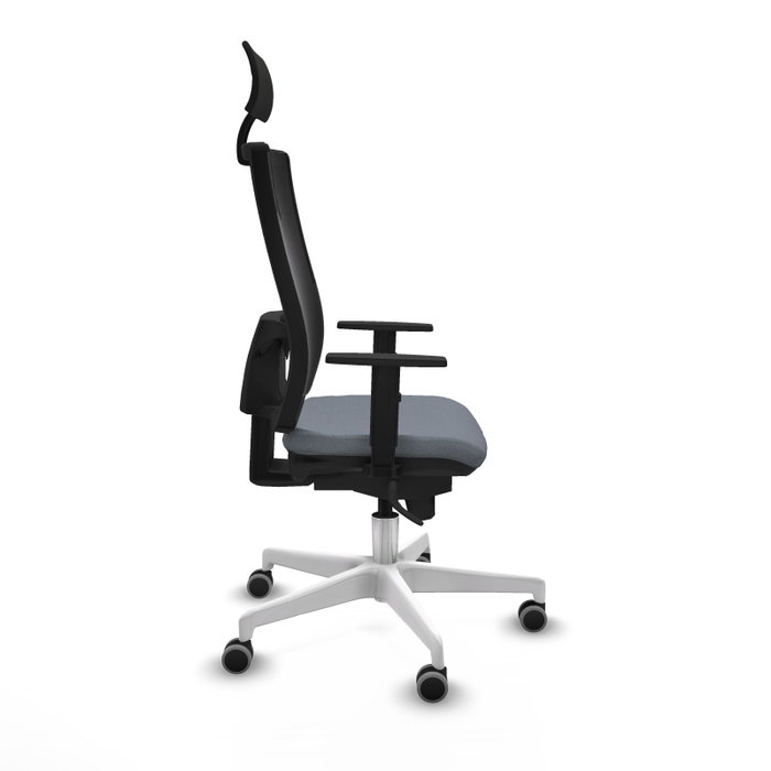 PIQUERAS Y CRESPO Silla de oficina Horna con mecanismo Sincro, Gris y Negro PIQUERAS Y CRESPO Silla de oficina Horna con mecanismo Sincro, Gris y Negro