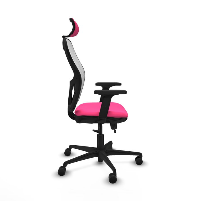 PIQUERAS Y CRESPO Silla de Oficina Jorquera Rosa y Blanco PIQUERAS Y CRESPO Silla de Oficina Jorquera Rosa y Blanco