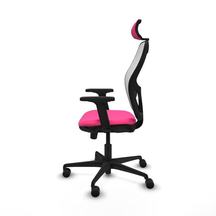 PIQUERAS Y CRESPO Silla de Oficina Jorquera Rosa y Blanco PIQUERAS Y CRESPO Silla de Oficina Jorquera Rosa y Blanco