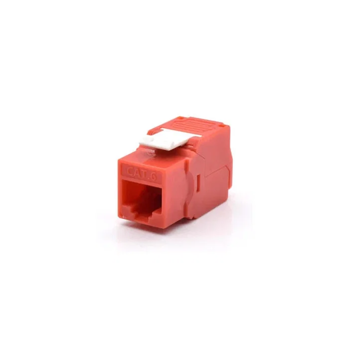 WP Conector RJ45 Cat. 6 Tool-Less Rojo/Blanco WPC-KEY-6UP-TL/R WP Conector RJ45 Cat. 6 Tool-Less Rojo/Blanco WPC-KEY-6UP-TL/R