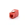 WP Conector RJ45 Cat. 6 Tool-Less Rojo/Blanco WPC-KEY-6UP-TL/R