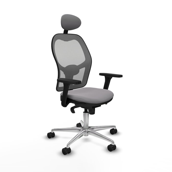 PIQUERAS Y CRESPO Silla de oficina Jorquera Gris con Mecanismo Sincro PIQUERAS Y CRESPO Silla de oficina Jorquera Gris con Mecanismo Sincro